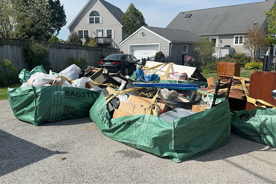 Green bag pickup service